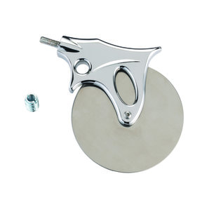 4" Stainless Steel Pizza Cutter Turning Kit - Chrome