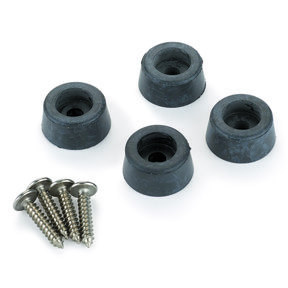 Rubber Feet with Screws - 7.5 x 17 mm - 4 Piece