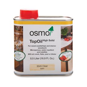 Top Oil - 3045 Clear - Satin - Solvent Based - .5 L                        