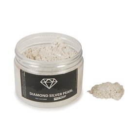 Mica Powder - Diamond Silver Pearl - 51 Grams