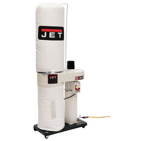 Dust Collector with 30-Micron Bag Filter Kit - 1 HP 1 Ph 115/230V - DC-650BK