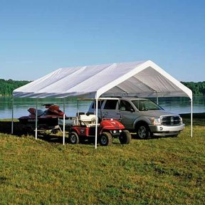 Super Max 18 ft. x 20 ft. Premium Canopy Replacement Cover, Fits 2 in. Frame White
