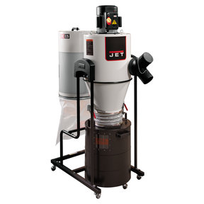 Cyclone Dust Collector with 2-Micron Canister Filter - 1-1/2 HP 1 Ph 115V - JCDC-1.5