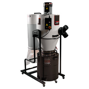 Cyclone Dust Collector with 2-Micron Canister Filter - 2 HP 1 Ph 230V - JCDC-2